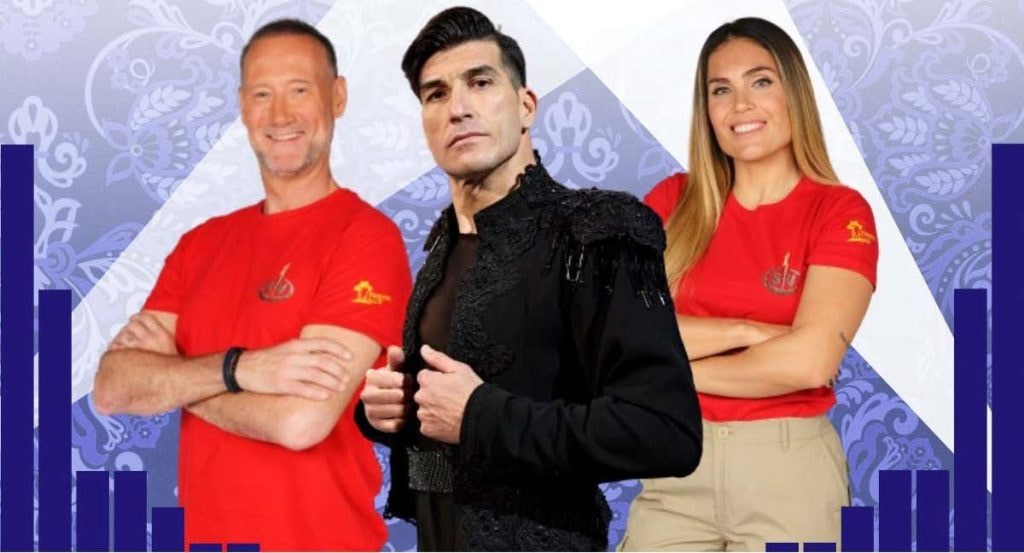 Pedro García Aguado, Manuel Pinto y Blanca Manchón en los 'realities' de 2024.