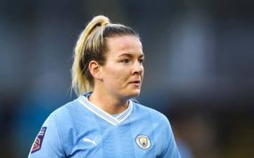 Lauren Hemp, durante un partido con el Manchester City.