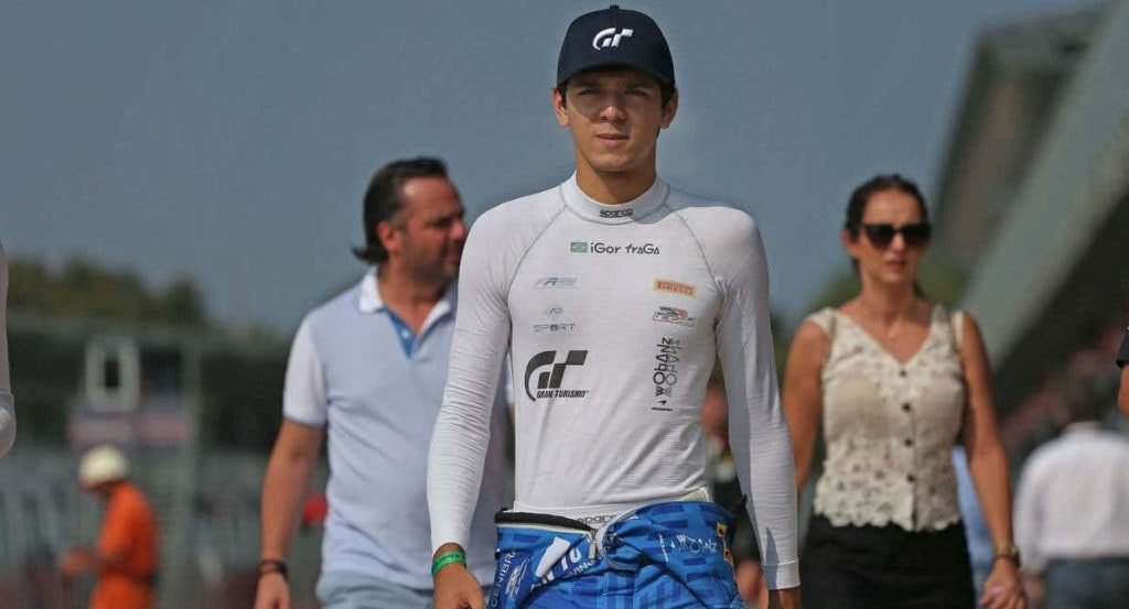 Igor Fraga, en una cita de las Super Formula Lights 2023 en Japón.
