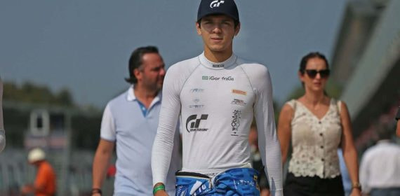 Igor Fraga, en una cita de las Super Formula Lights 2023 en Japón.