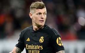 Toni Kroos, durante un partido del Real Madrid.