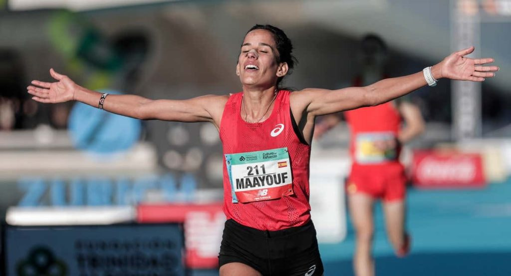 Majida Maayouf batía el récord de España en el pasado mes de diciembre en Valencia.