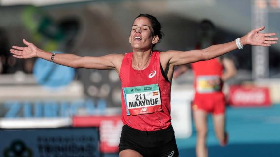 Majida Maayouf batía el récord de España en el pasado mes de diciembre en Valencia.