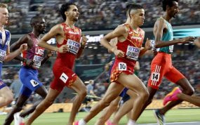 Katir y Oumaiz, ahora sancionados, fueron los dos representantes españoles en la final mundial de 5.000 metros.