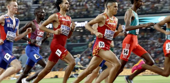 Katir y Oumaiz, ahora sancionados, fueron los dos representantes españoles en la final mundial de 5.000 metros.