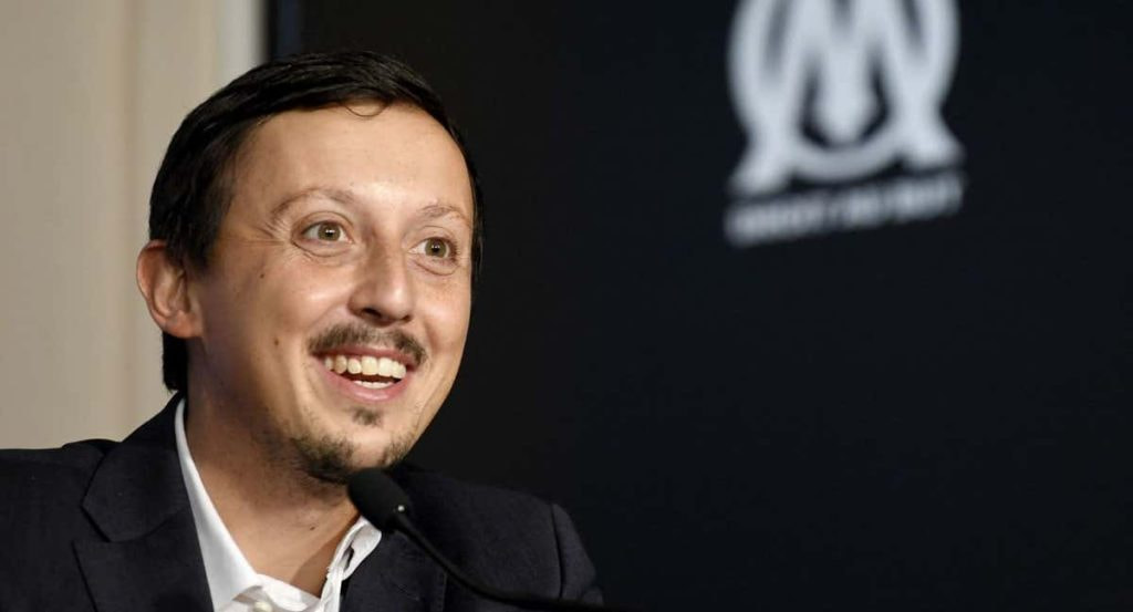 Pablo Longoria, presidente del Olympique de Marsella.