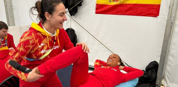 Patricia y Ana Peleteiro en el mundial.