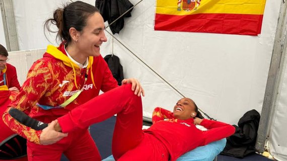 Patricia y Ana Peleteiro en el mundial.