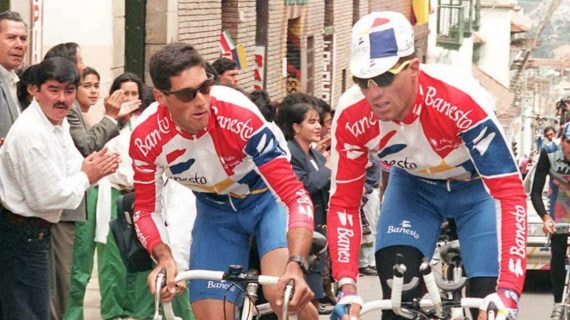 Prudencio y Miguel Indurain.