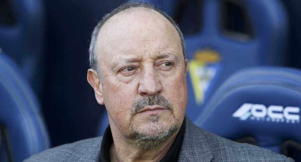 Rafa Benítez, en un partido con el Celta.