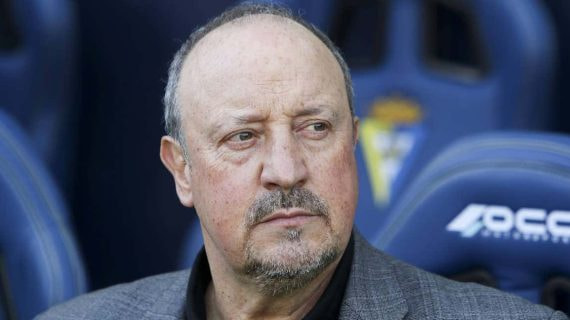 Rafa Benítez, en un partido con el Celta.