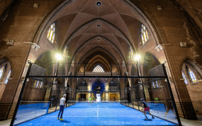 Pista en la iglesia de Arnhem.