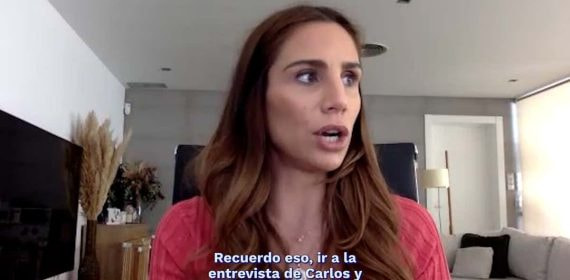 Lucía Villalón cuenta su anécdota con Max Verstappen.