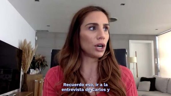 Lucía Villalón cuenta su anécdota con Max Verstappen.