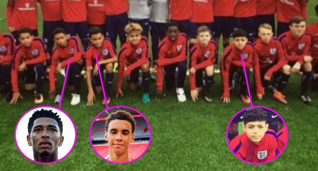 Foto de archivo en un entrenamiento de la selección inglesa sub-15.