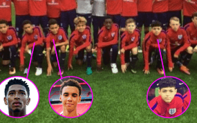 Foto de archivo en un entrenamiento de la selección inglesa sub-15.