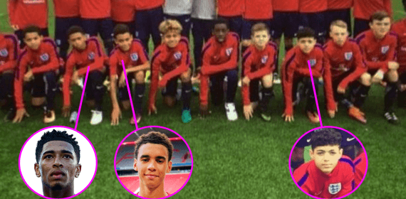Foto de archivo en un entrenamiento de la selección inglesa sub-15.