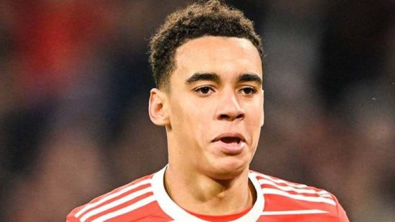 Jamal Musiala, con el Bayern.