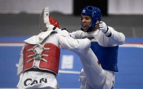 Campeonato de taekwondo celebrado en Santo Domingo.