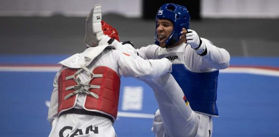 Campeonato de taekwondo celebrado en Santo Domingo.
