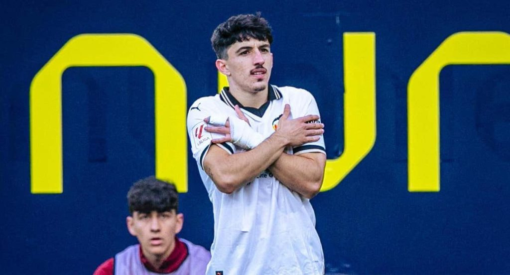 Diego López con el Valencia.