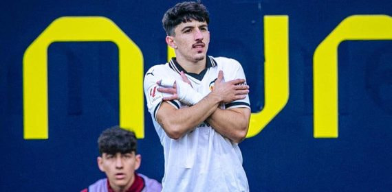 Diego López con el Valencia.