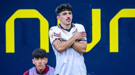 Diego López con el Valencia.