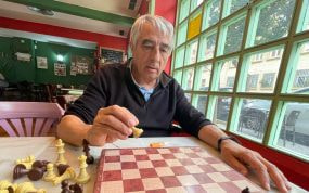 Enrique Sánchez, durante su charla con Relevo.