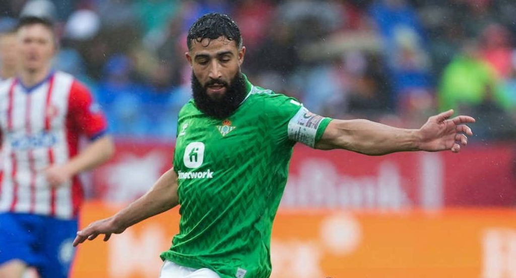 Nabil Fekir, en el partido entre el Betis y el Girona.