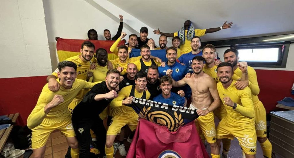 El Hércules celebra una victoria.