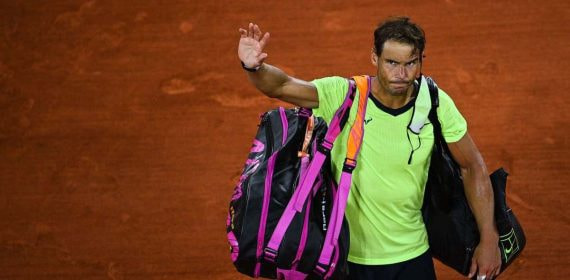 Rafael Nadal, tras perder las semifinales de Roland Garros 2021 ante Djokovic.