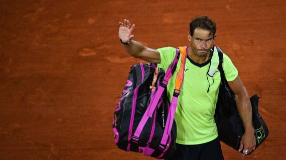 Rafael Nadal, tras perder las semifinales de Roland Garros 2021 ante Djokovic.