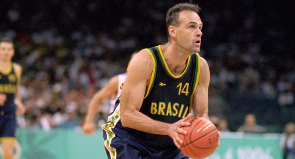 Oscar Schmidt durante los Juegos Olímpicos de Atlanta 1996.