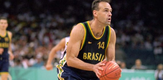 Oscar Schmidt durante los Juegos Olímpicos de Atlanta 1996.