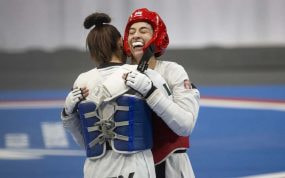 El respeto por el rival es una parte troncal del taekwondo.