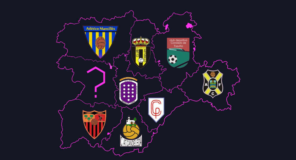 Mapa de los diferentes escudos.