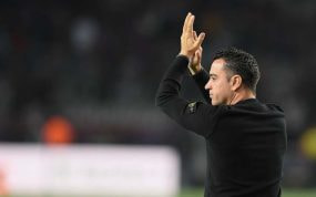 Xavi agradece al público su apoyo.