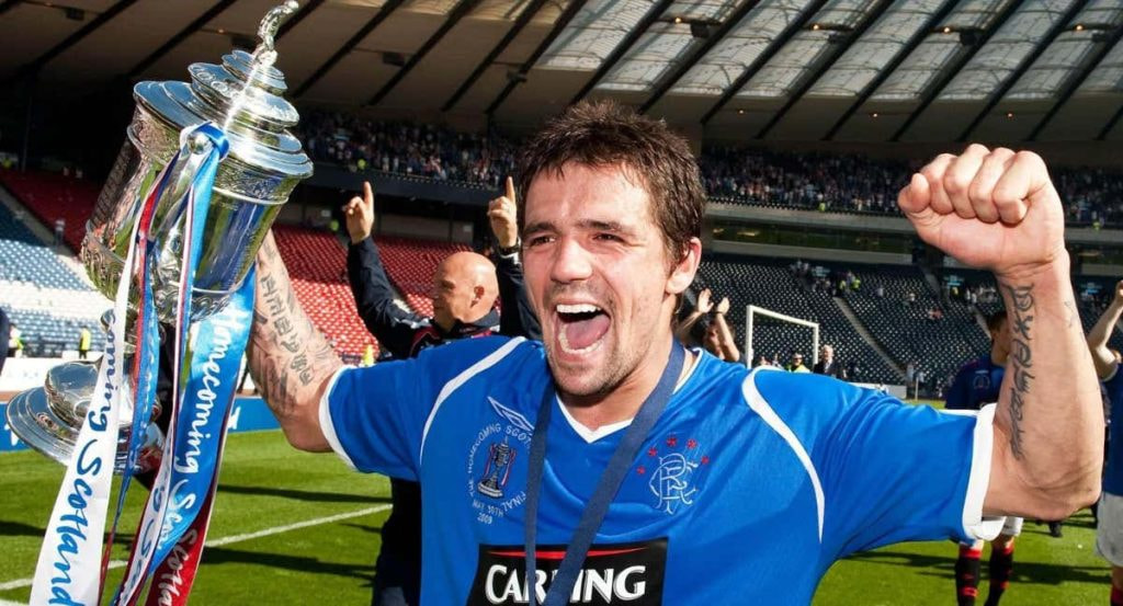 Nacho Novo, en su época de jugador del Rangers.