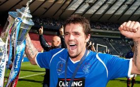 Nacho Novo, en su época de jugador del Rangers.