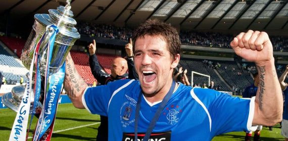 Nacho Novo, en su época de jugador del Rangers.
