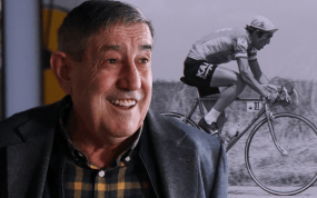 Paco Galdos, en su pizzería de Vitoria.