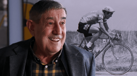 Paco Galdos, en su pizzería de Vitoria.
