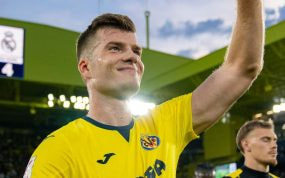 Sorloth tras su póker al Real Madrid.