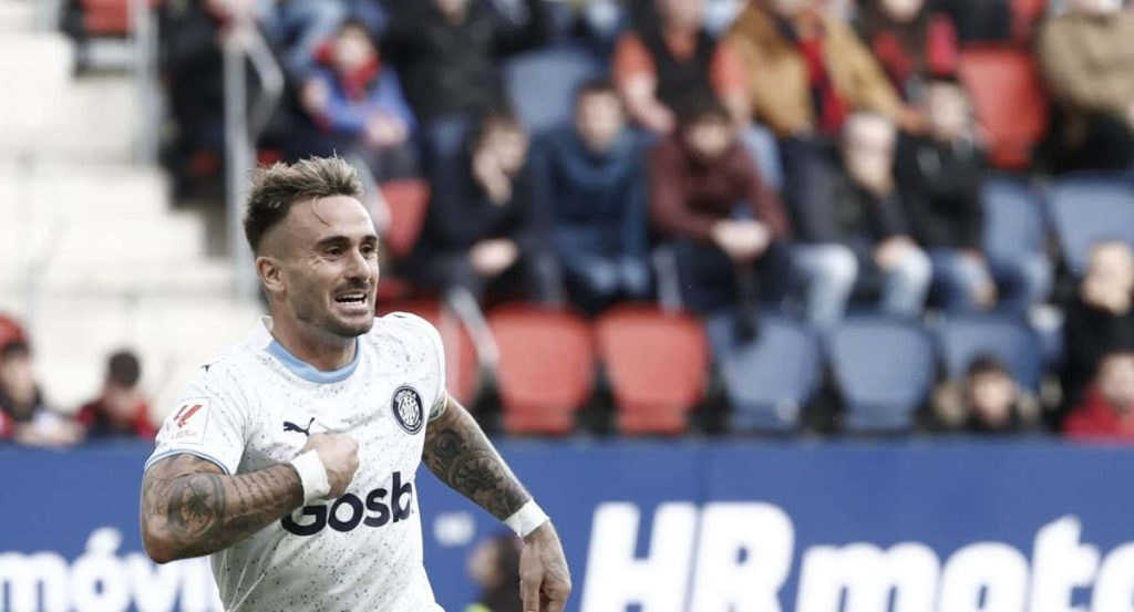 Aleix García, en un partido con el Girona.