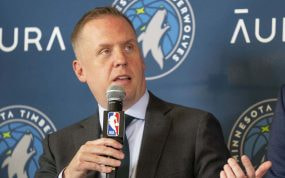 El presidente de los Timberwolves, Tim Connelly.