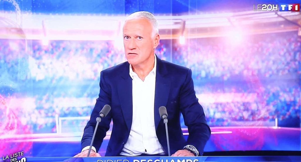 Deschamps da la lista de Francia.