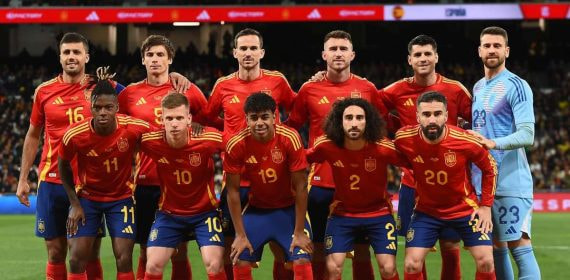 Última alineación de España en el partido contra Brasil.