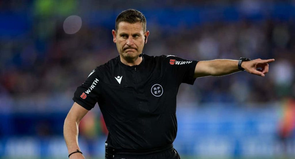 Figueroa Vázquez, en el partido entre Getafe y Alavés.