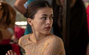 María Netavrovana, en un fotograma de la película 'Caida libre'.