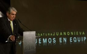 Juan Onieva, en la fallida presentación de su candidatura en 2009.